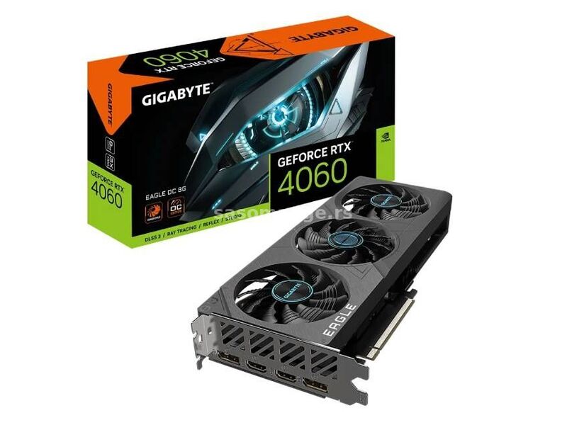 GIGABYTE Grafička karta RTX 4060 EAGLE OC 8GB GV-N4060EAGLE OC-8GD