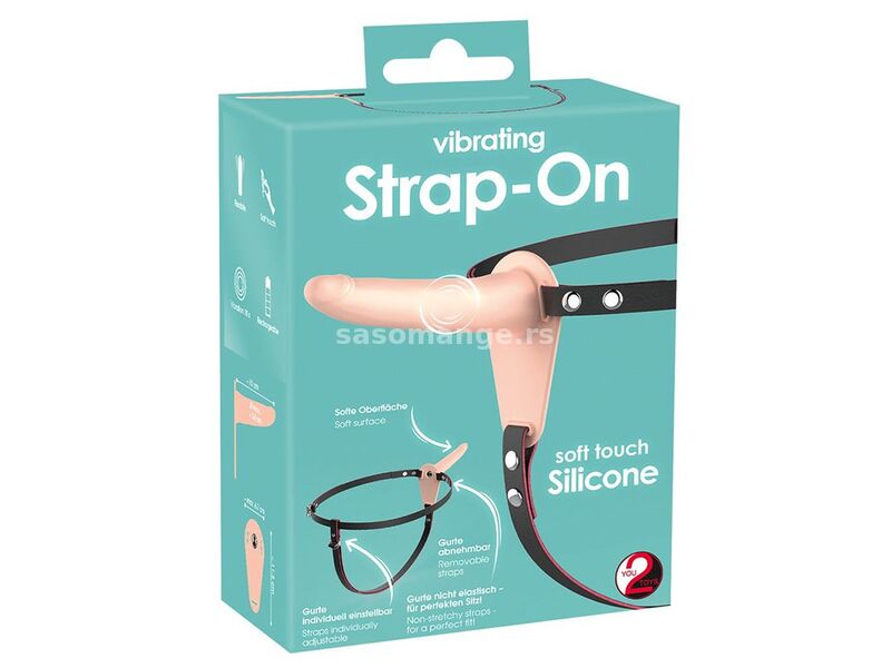 Vibrirajući Strap-On sa bežičnim daljinskim