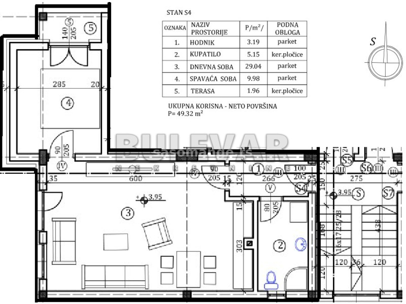 Stan u novogradnji, 49m2, preko puta hotela Tami Residence