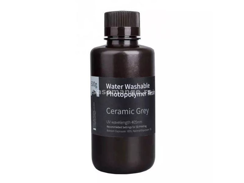 Water Washable Resin 1kg Ceramic Grey