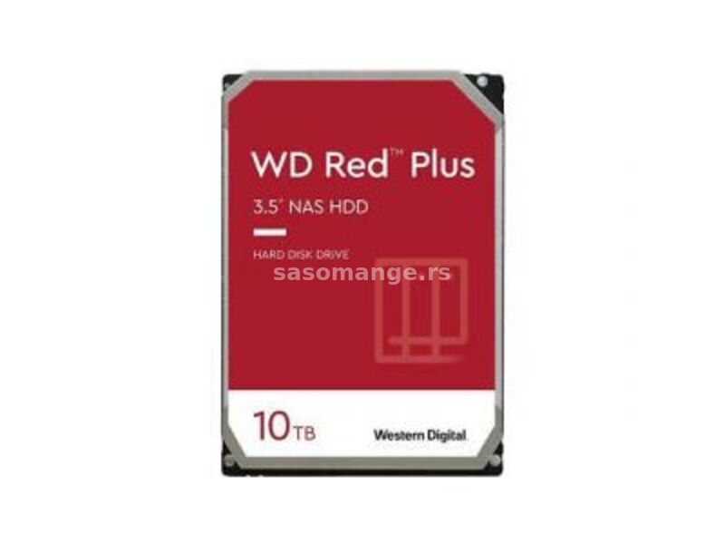 Western Digital 10TB 3.5" SATA III Red Plus (WD101EFBX) hard disk