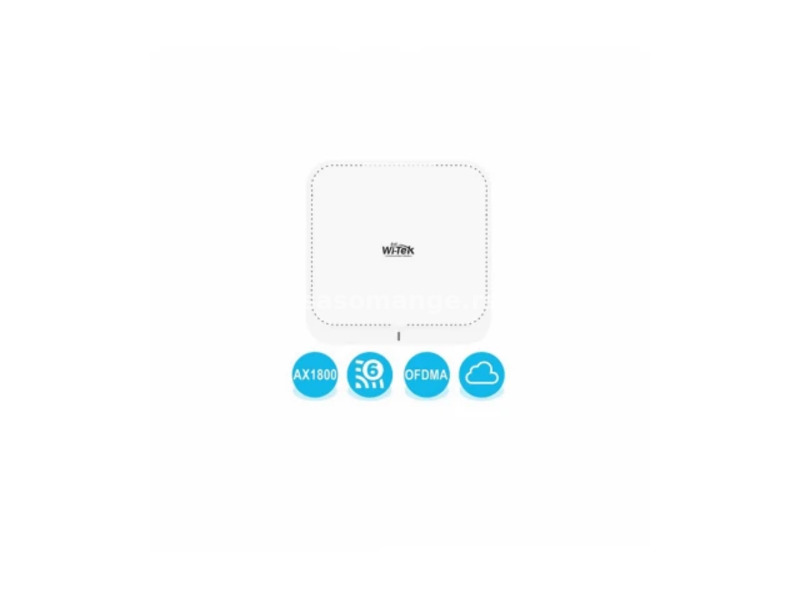 Wi-Tek WI-AP218AX, 11AX 1800Mbps Indoor Ceiling Mount Cloud Access Point