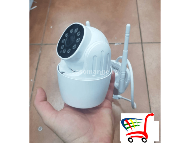 WiFi Kamera za video nadzor- rotira se 360 stepeni - WiFi Kamera za video nadzor- rotira se 360 s...
