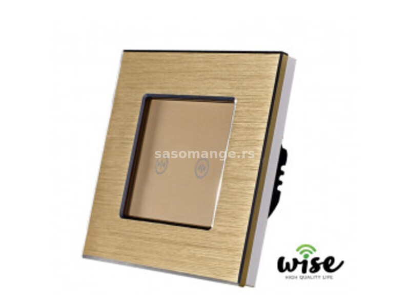 Wifi pametni prekidač za roletne/zavese, aluminijumski panel krem WR0012