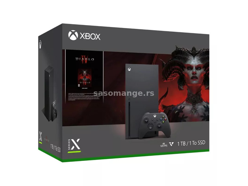 XBOX Series X Console 1TB Black + Diablo IV