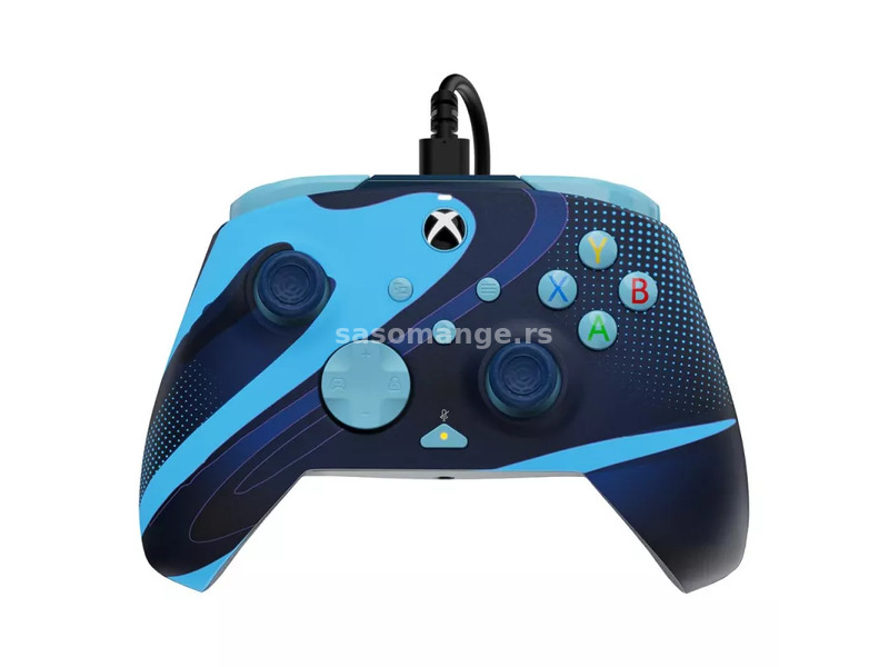 XBOX Wired Controller Rematch - Blue Tide Glow In The Dark