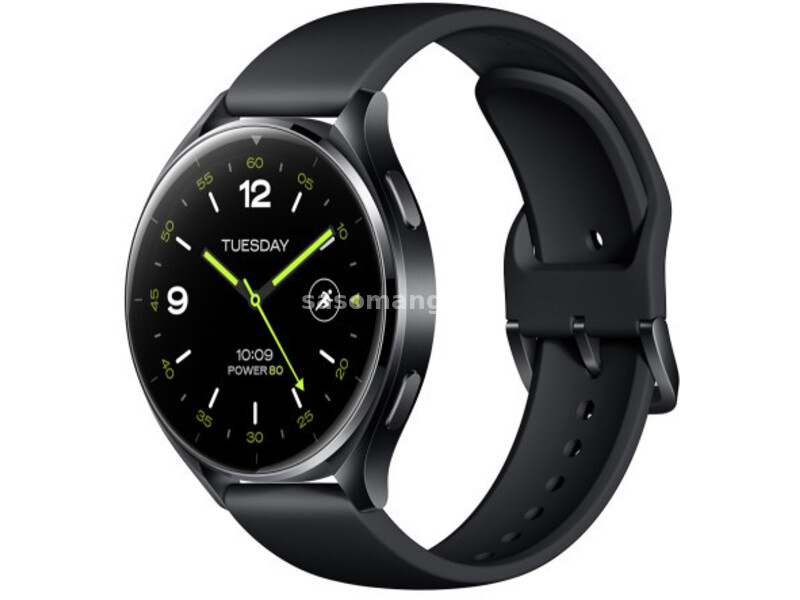 Xiaomi Watch S2 Black Case with Gray TPU Strap pametni sat