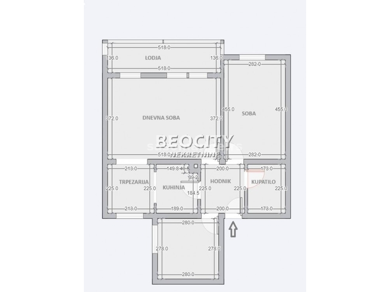 Palilula, Borča, Privrednikovih pitomaca, 3.0, 64m2