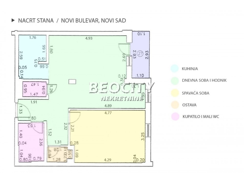 Novi Sad, Bulevar Evrope, Polgar Andraša, 2.0, 60m2