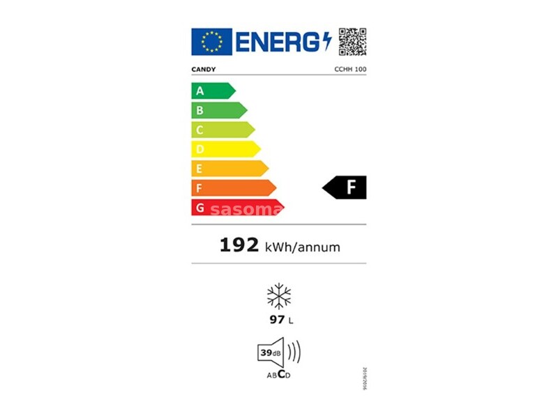 CANDY Horizontalni zamrzivač CCHH 100 97l F