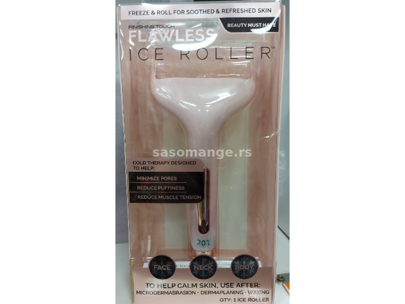 Hladni roler-masažer za lice i telo - Flawless Ice Roller