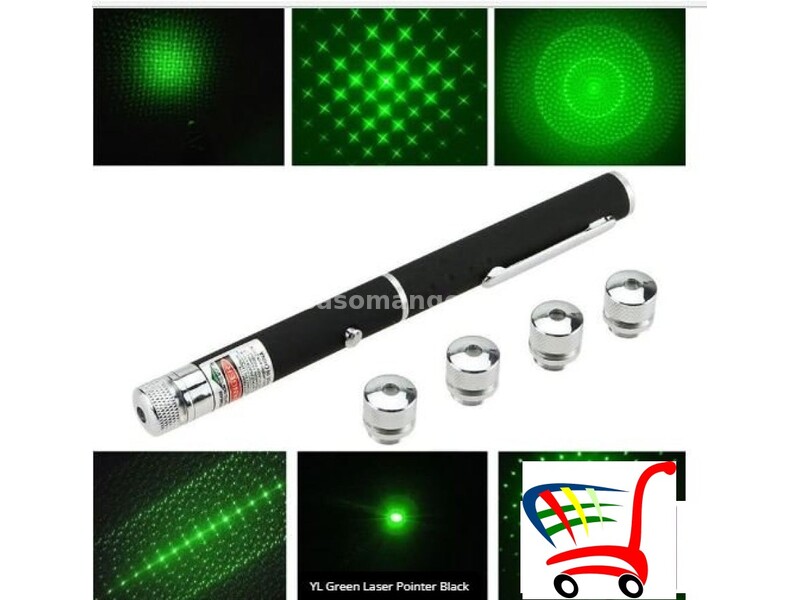 Zeleni laser + disko nastavak - Zeleni laser + disko nastavak