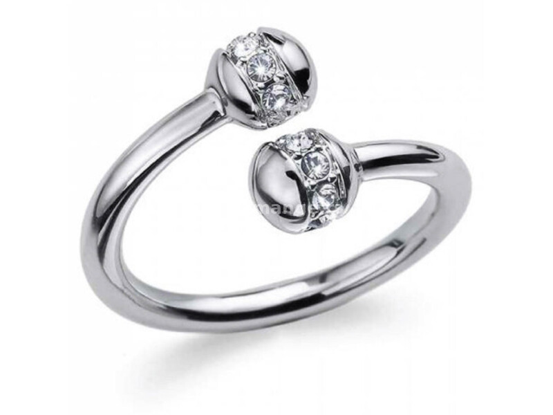 Ženski oliver weber punch crystal prsten sa swarovski kristalima s-m ( 41153sm )
