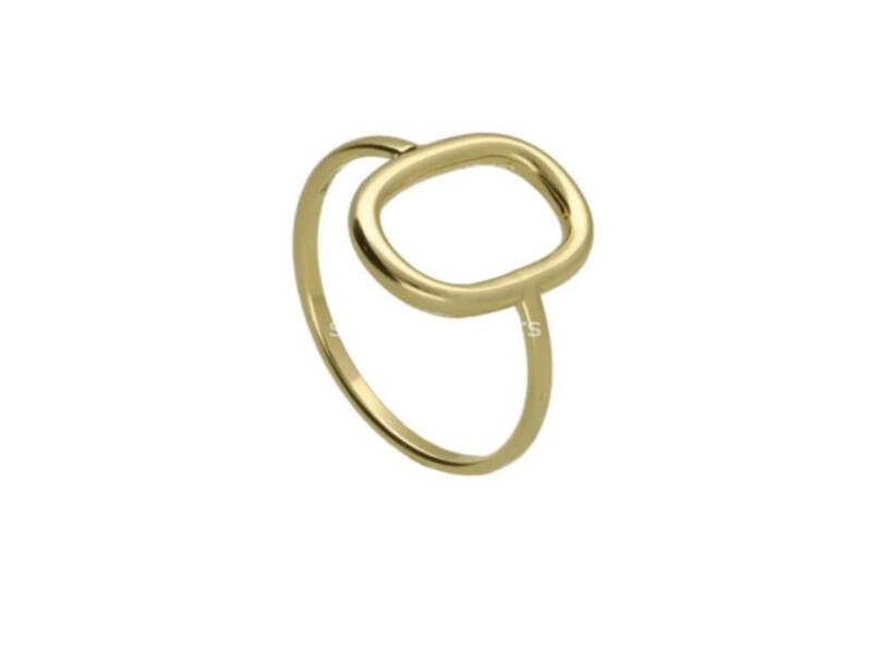Ženski victoria cruz brava oval gold prsten ( a4353-da )