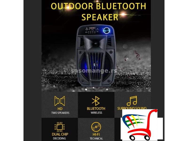 Zvucnik bluetooth CMIK MK-B1 karaoke - Zvucnik bluetooth CMIK MK-B1 karaoke