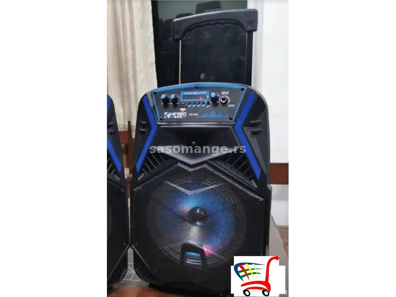 Zvučnik Bluetooth karaoke sa mikrofonom Kimiso QS-834 - Zvučnik Bluetooth karaoke sa mikrofonom K...