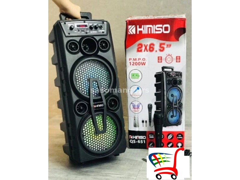 Zvučnik Bluetooth Kimiso QS-651 - Zvučnik Bluetooth Kimiso QS-651