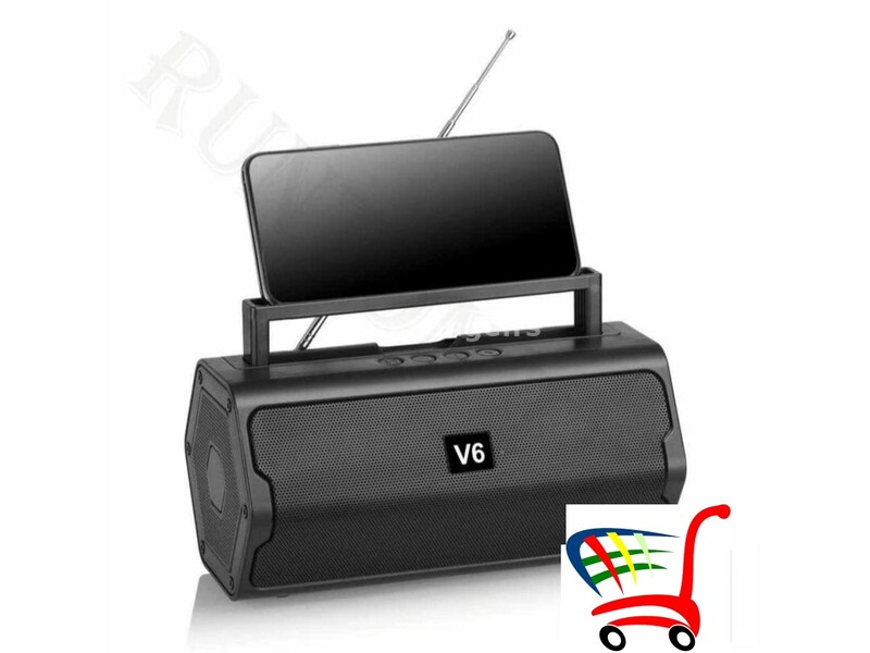 Zvučnik Bluetooth model V6 + FM radio, USB, mikro SD - Zvučnik Bluetooth model V6 + FM radio, USB...